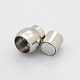 Barrel 304 Stainless Steel Magnetic Clasps UK-STAS-N041-10-3