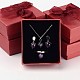 Rectangle Cardboard Jewelry Set Boxes UK-BC106-5