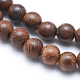 Natural Rosewood Beads Strands UK-WOOD-P011-06-8mm-5