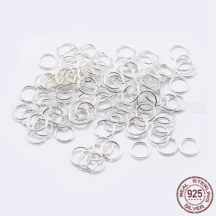 925 Sterling Silver Open Jump Rings UK-STER-F036-02S-1x5mm-1