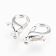 Zinc Alloy Lobster Claw Clasps UK-PALLOY-R042-302-S-NF-2