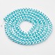 Glass Pearl Beads Strands UK-HY-6D-B12-1