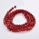 Faceted Bicone Glass Beads Strands UK-EGLA-P017-3mm-12-2