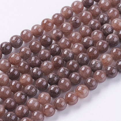 Natural Yellow Jade Beads Strands UK-G-G598-4mm-YXS-14-1