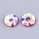 Rainbow Color Handmade Polymer Clay Beads Strands UK-CLAY-R091-6mm-02-4