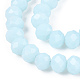 Opaque Solid Color Glass Beads Strands UK-EGLA-A034-P4mm-D06-3
