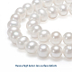 Natural Cultured Freshwater Pearl Beads Strands UK-PEAR-D187-23-4