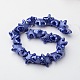 Handmade Porcelain Starfish Beads Strands UK-X-PORC-E007-02-2