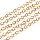 Brass Textured Cable Chains UK-CHC-G005-01G-2