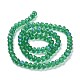 Electroplate Glass Beads Strands UK-EGLA-A034-T8mm-L12-2