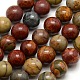 Round Natural Picasso Beads Strands UK-G-P062-64-1