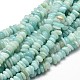 Natural Amazonite Chip Beads Strands UK-G-E271-107-1