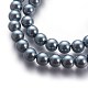 Glass Pearl Beads Strands UK-HY-8D-B19-3