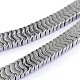 Electroplate Non-magnetic Synthetic Hematite Beads Strands UK-G-P130-09C-K-1