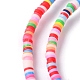 Eco-Friendly Handmade Polymer Clay Beads UK-X-CLAY-R067-3.0mm-M1-3
