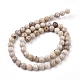 Natural Maifanite/Maifan Stone Beads Strands UK-G-I187-6mm-01-6