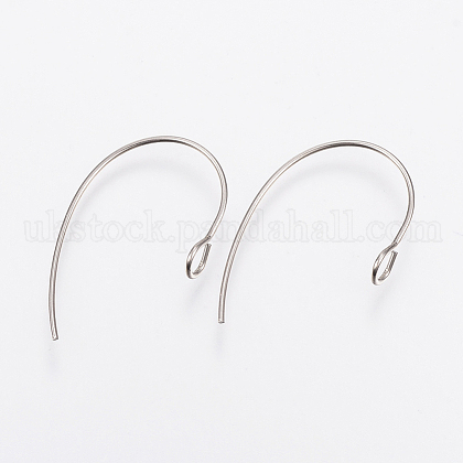 304 Stainless Steel Earring Hooks UK-STAS-F148-05P-1