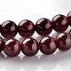 Natural Garnet Round Beads Strands UK-G-E330-4mm-05-1