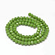 Faceted Rondelle Glass Beads Strands UK-GLAA-I033-6mm-22-2
