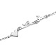 SHEGRACE Valentine's Day Sterling Silver Link Bracelets UK-JB48A-K-3
