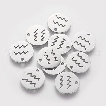 304 Stainless Steel Charms UK-STAS-Q201-T095-11-1