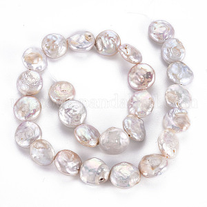 Natural Keshi Pearl Beads Strands UK-PEAR-S018-03C