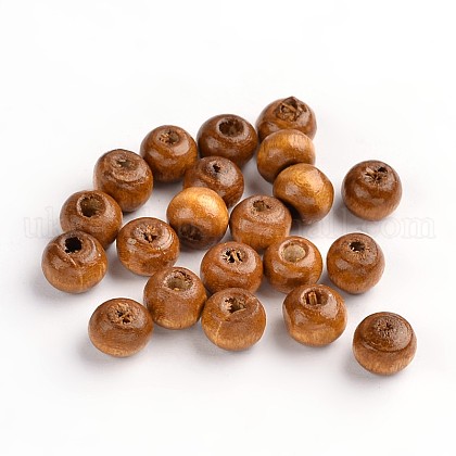 Dyed Natural Wood Beads UK-TB092Y-11-1