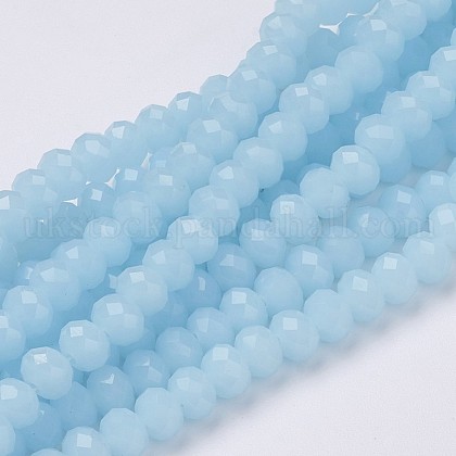 Glass Beads Strands UK-GR6MMY-63-1