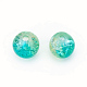 Round Two Tone Crackle Glass Beads UK-X-CCG-Q002-6mm-M-2