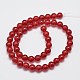 Natural & Dyed Malaysia Jade Bead Strands UK-G-A146-8mm-A02-2