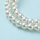 Baking Painted Pearlized Glass Pearl Round Bead Strands UK-HY-Q003-6mm-02-4