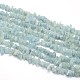 Natural Aquamarine Beads Strands UK-G-O049-B-21-1