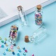 Clear Glass Jar Wishing Bottles Vials with Cork UK-X-AJEW-H004-3-5