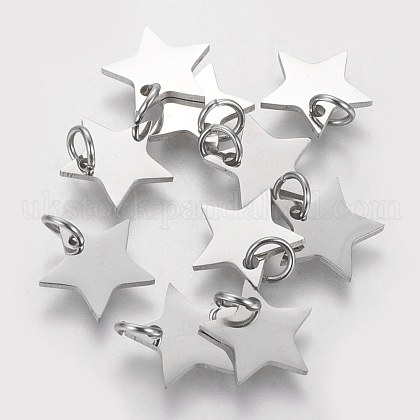 304 Stainless Steel Charms UK-STAS-Q201-T461S-1