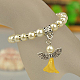 Lovely Wedding Dress Angel Bracelets for Kids UK-BJEW-JB00727-11-2