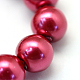 Baking Painted Glass Pearl Bead Strands UK-HY-Q003-3mm-14-3