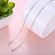 925 Sterling Silver Chain Necklaces UK-NJEW-BB30123-16-2