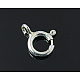 Sterling Silver Spring Ring Clasps UK-STER-A007-24A-K-1
