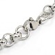 Fashionable 304 Stainless Steel Cable Chain Bracelets UK-STAS-A028-B085P-2