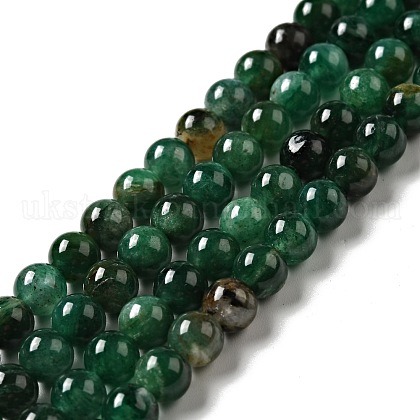 Natural Emerald Quartz Beads Strands UK-G-D470-12A-1