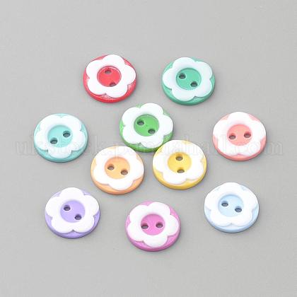 2-Hole Acrylic Buttons UK-BUTT-S020-34-1