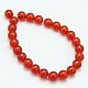 Natural Carnelian Beads Strands UK-G-C076-6MM-2A-K-2