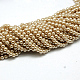Eco-Friendly Dyed Glass Pearl Round Bead Strands UK-X-HY-A002-10mm-RB019-1