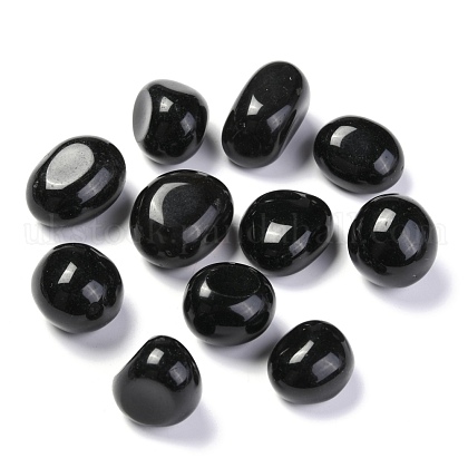Natural Obsidian Beads UK-G-M368-07A-1