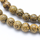 Natural Wenge Wood Beads Strands UK-WOOD-P011-05-8mm-3