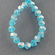 Electroplate Glass Beads Strands UK-EGLA-R031-10mm-32-K-2