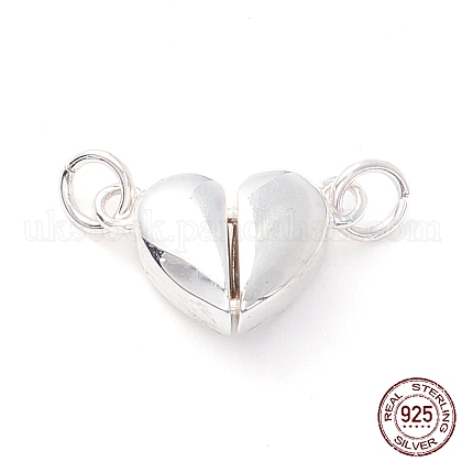 925 Sterling Silver Magnetic Clasps UK-STER-A002-01S-1