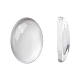 Transparent Oval Glass Cabochons UK-GGLA-R022-14x10-1