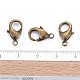 Brass Lobster Claw Clasps UK-KK-903-AB-NF-4