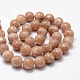 Natural Sunstone Beads Strands UK-G-F364-11-6mm-2